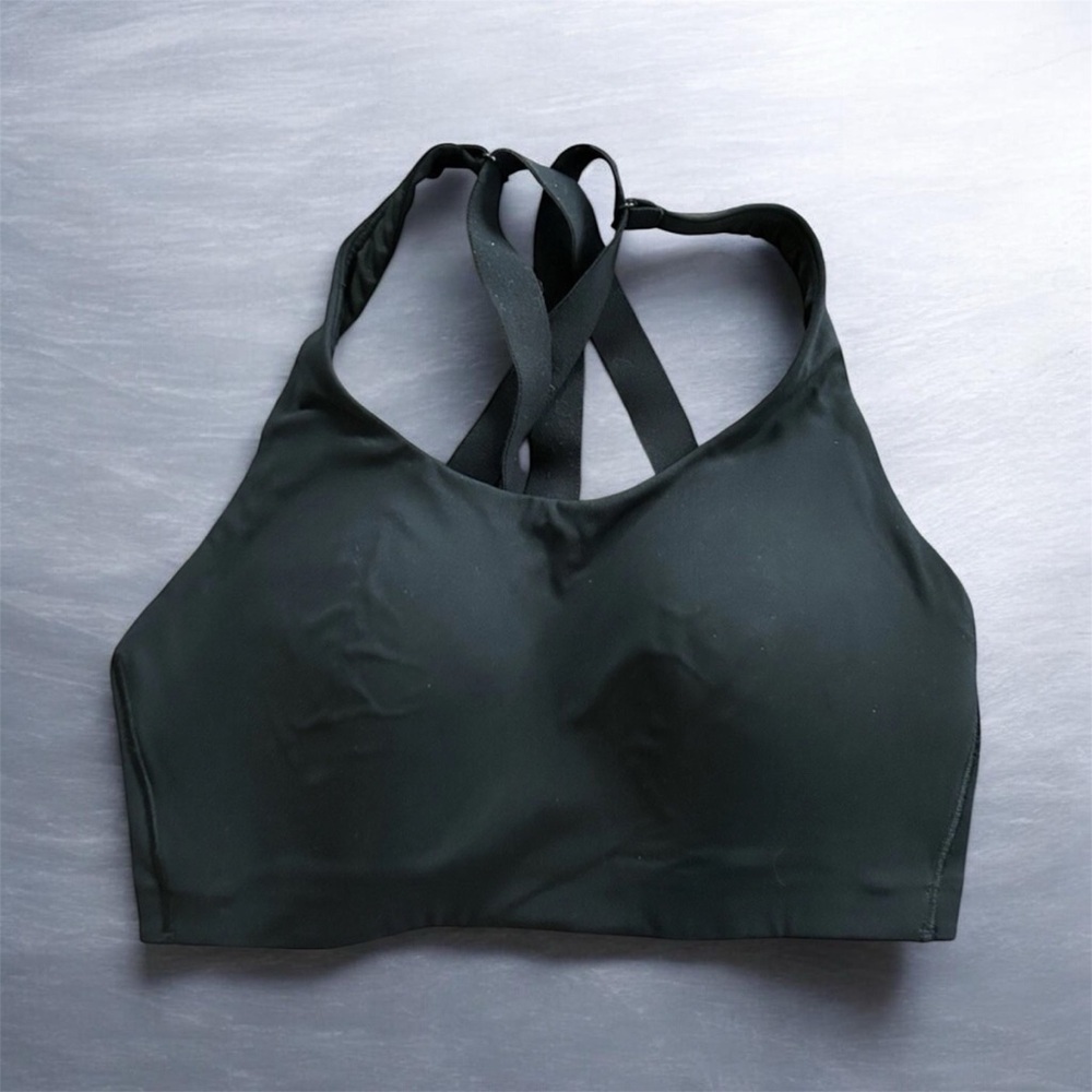 Lululemon Athletica Energy Bra High Support Black Double Cross Back Size 32A